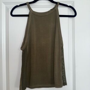 American Eagle Outfitters Khaki Tank Top